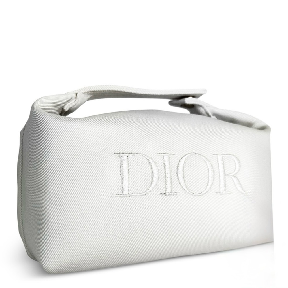 New - Authentic Dior Cosmetic Bag with Top Handle - Picture 2 of 10